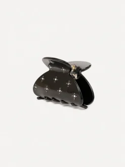 Shiny Black Haarklammer