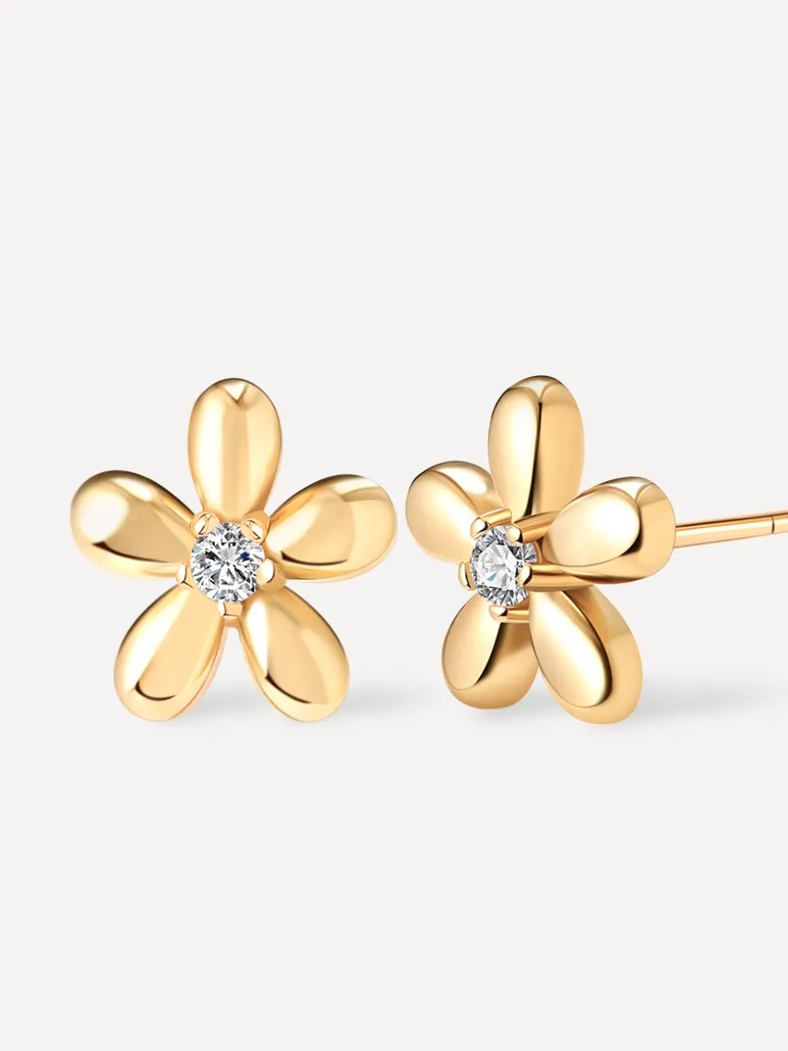 Simple Flower Ohrringe