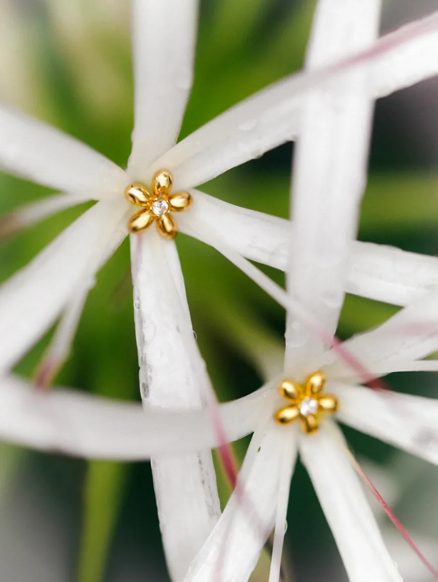 Simple Flower Ohrringe