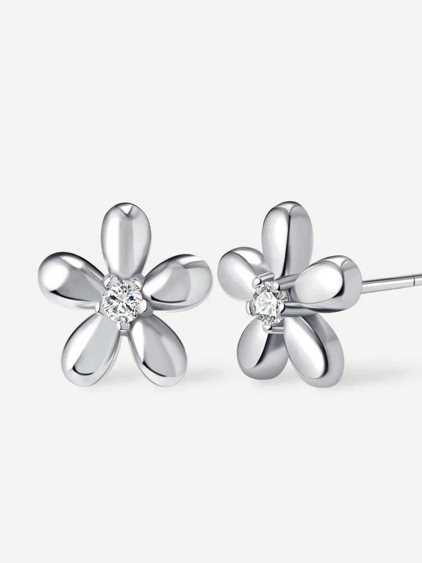 Simple Flower Ohrringe