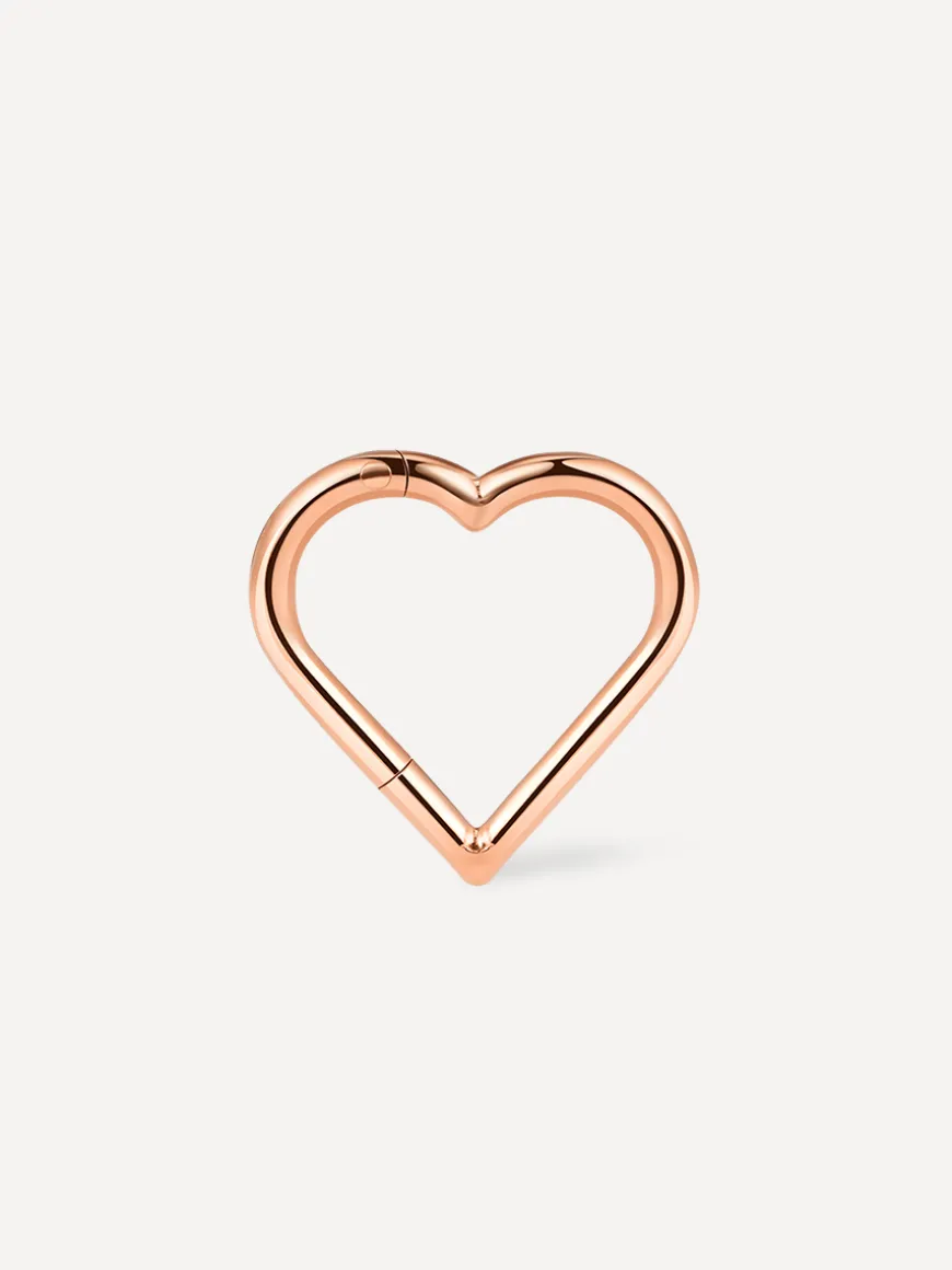 Simple Heart Titan Piercing