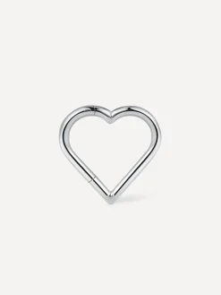 Simple Heart Titan Piercing