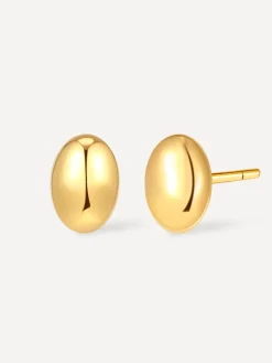 Simple Oval Ohrringe