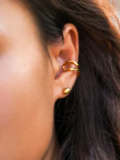 Simple Oval Ohrringe