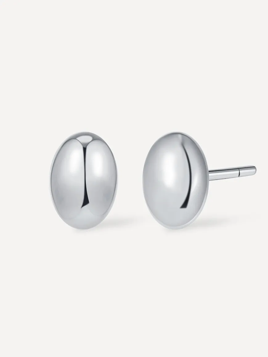 Simple Oval Ohrringe