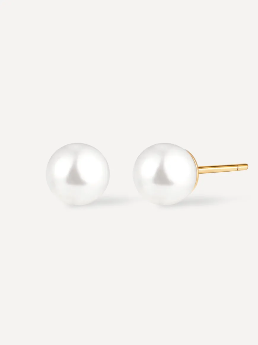 Simple Pearl Ohrringe