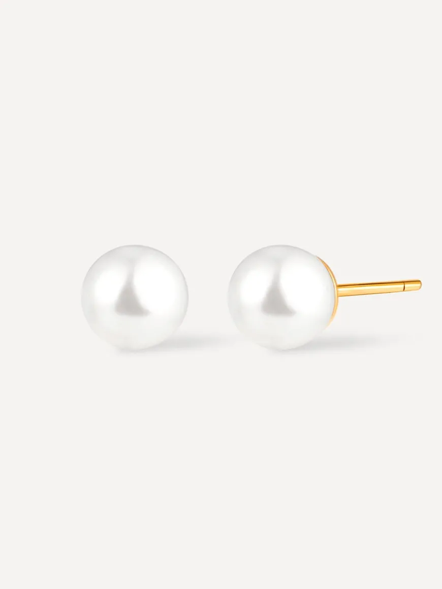 Simple Pearl Ohrringe