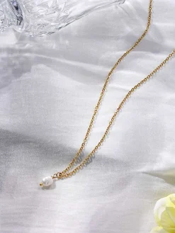 Simple Pearl Pendant Kette