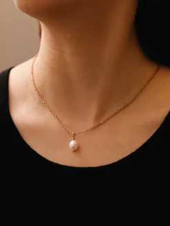 Simple Pearl Pendant Kette