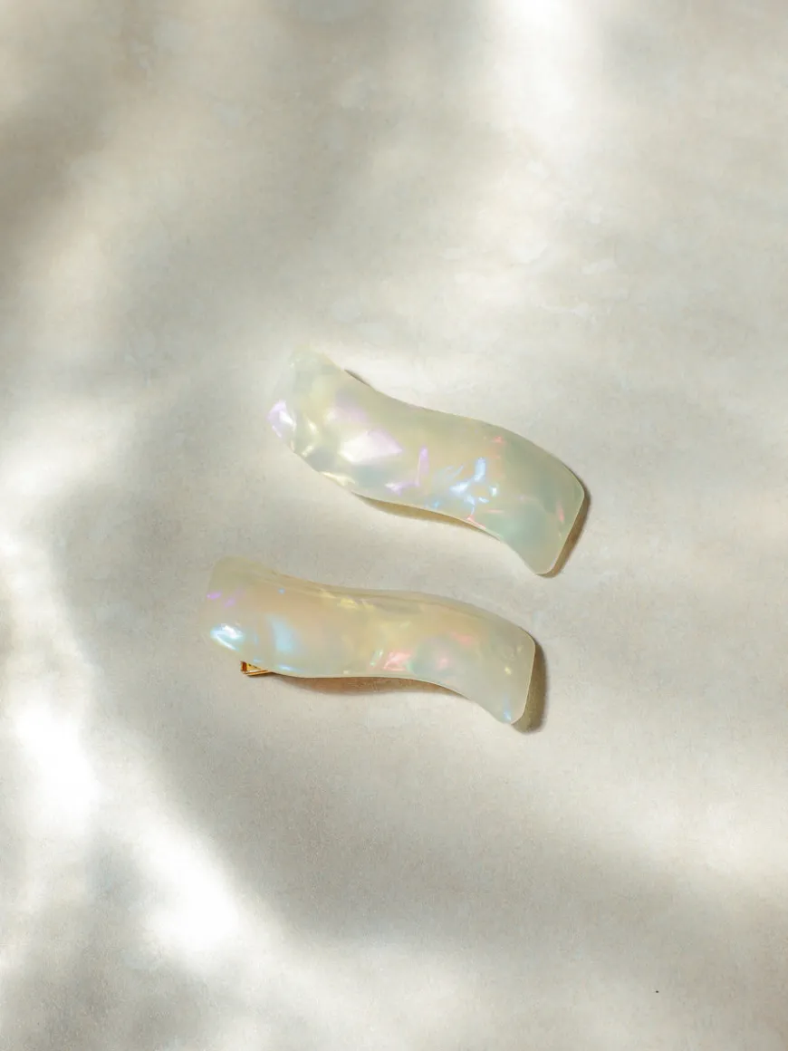 Simple Wave Multicolor Set Hairpin