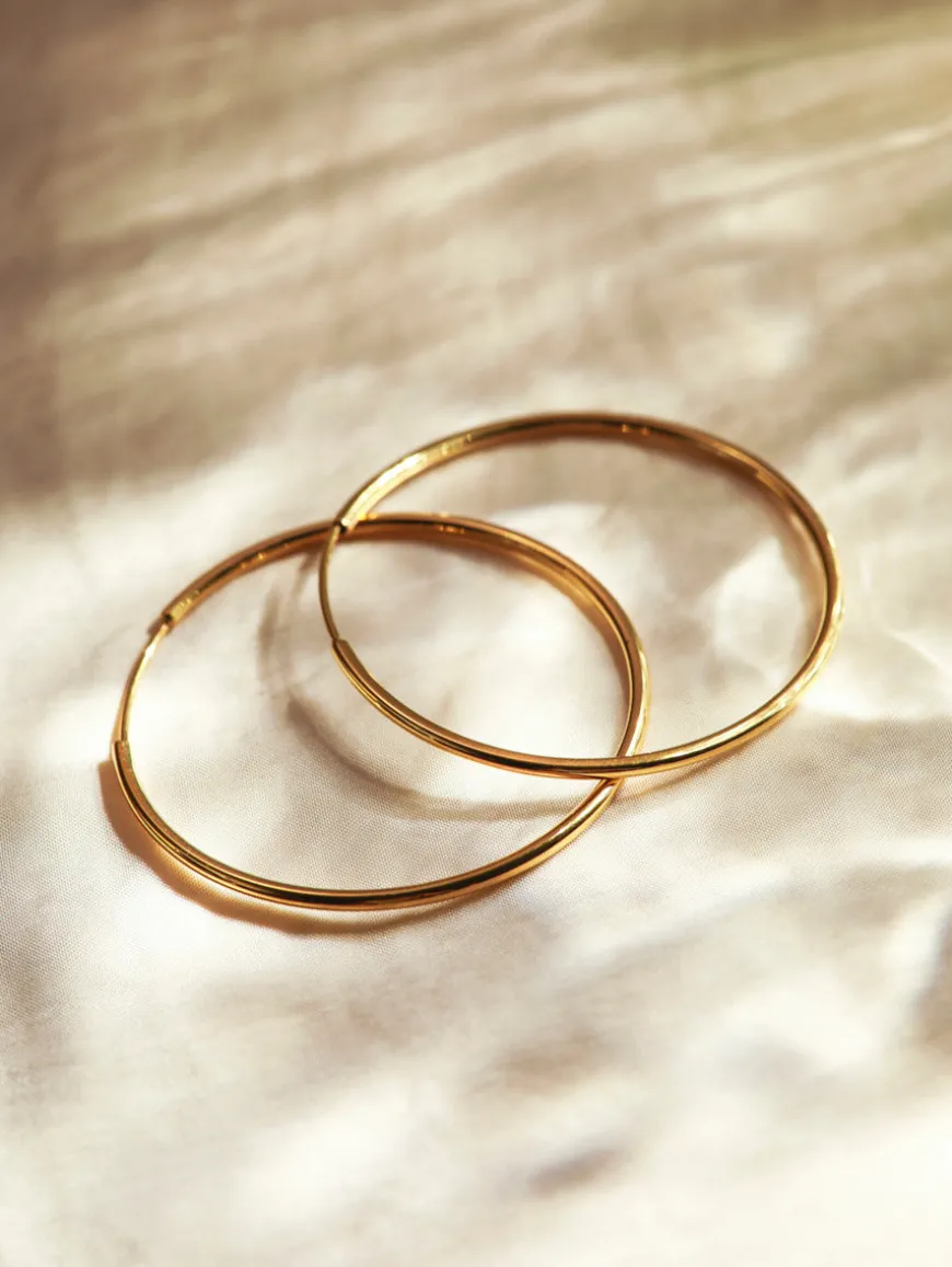 Slim Hoop Extra Large Ohrringe