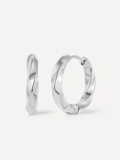 Small Twist Hoop Ohrringe