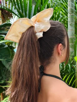 Soft Grace Beige Scrunchie