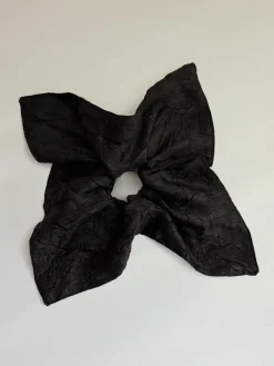 Soft Grace Black Scrunchie
