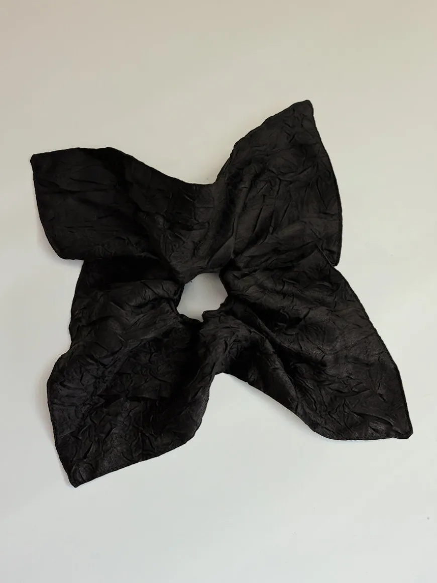 Soft Grace Black Scrunchie
