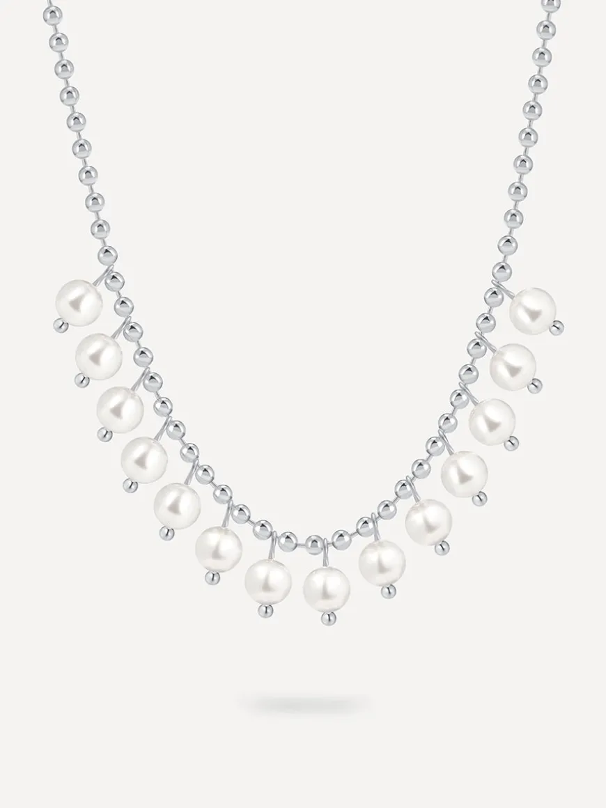 Spherical Art Pearls Kette