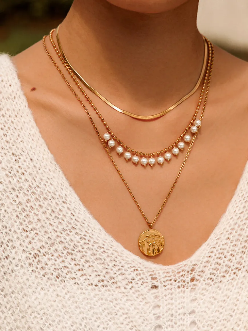 Spherical Art Pearls Kette