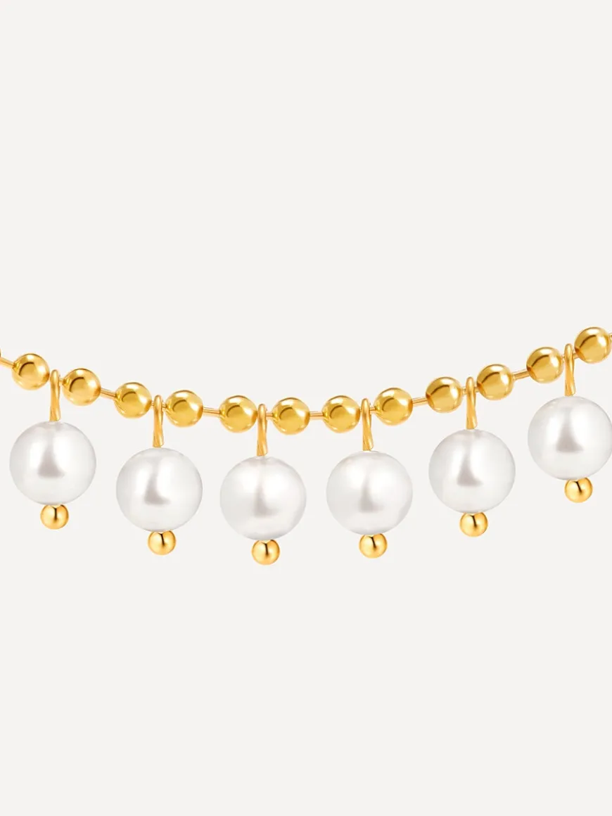 Spherical Art Pearls Kette