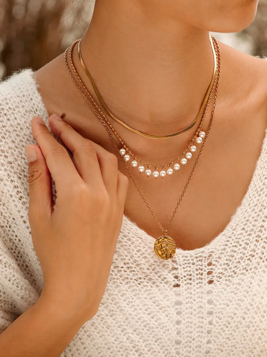 Spherical Art Pearls Kette