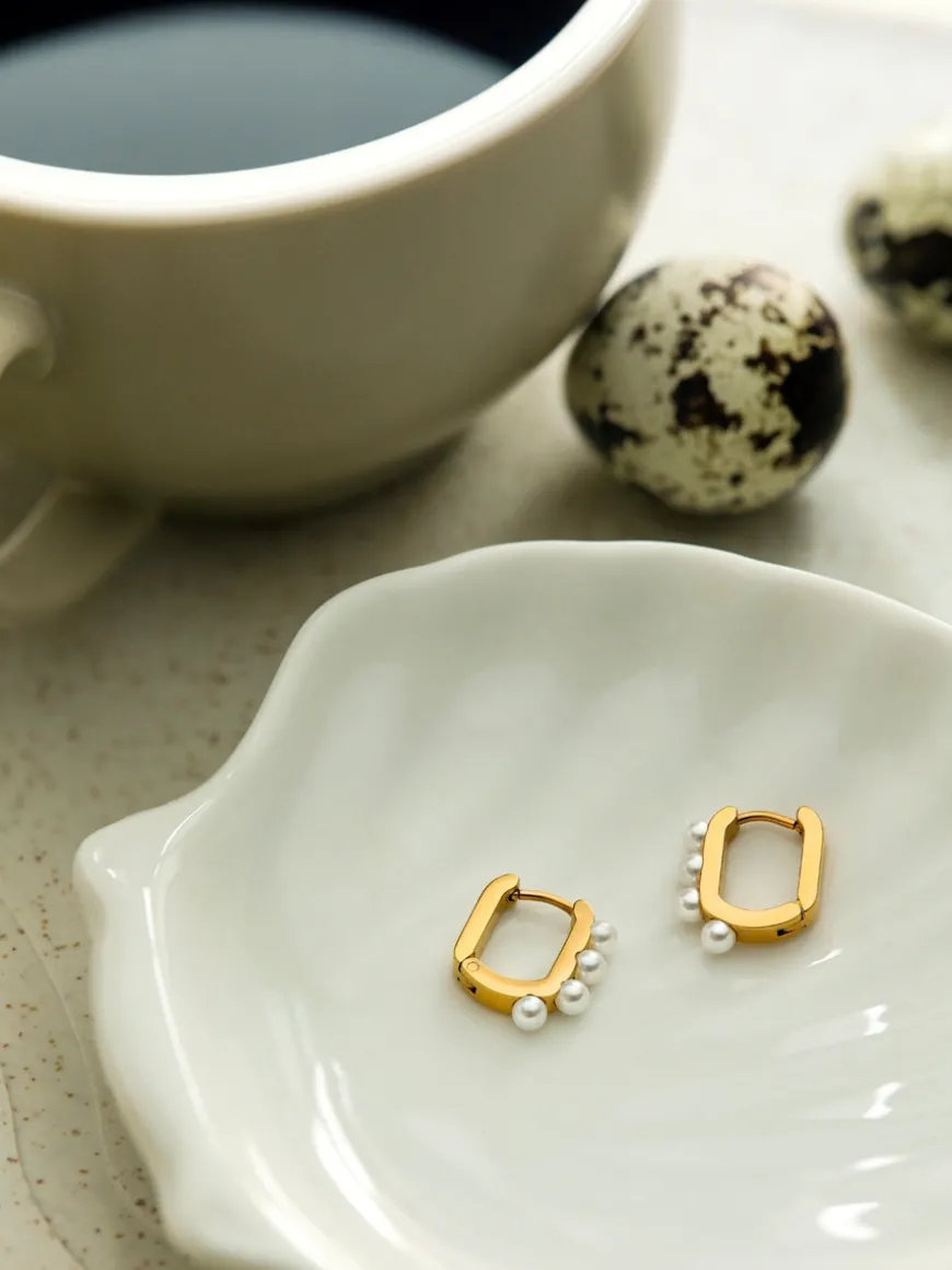 Spherical Art Pearls Ohrringe