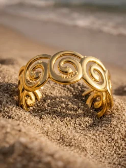 Spiral Elegance Armcuff
