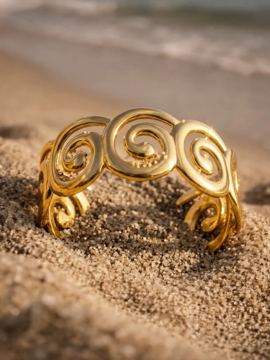 Spiral Elegance Armcuff