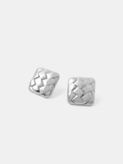 Square Weave Ohrringe