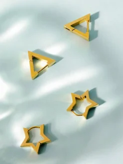 Star Huggie Ohrringe