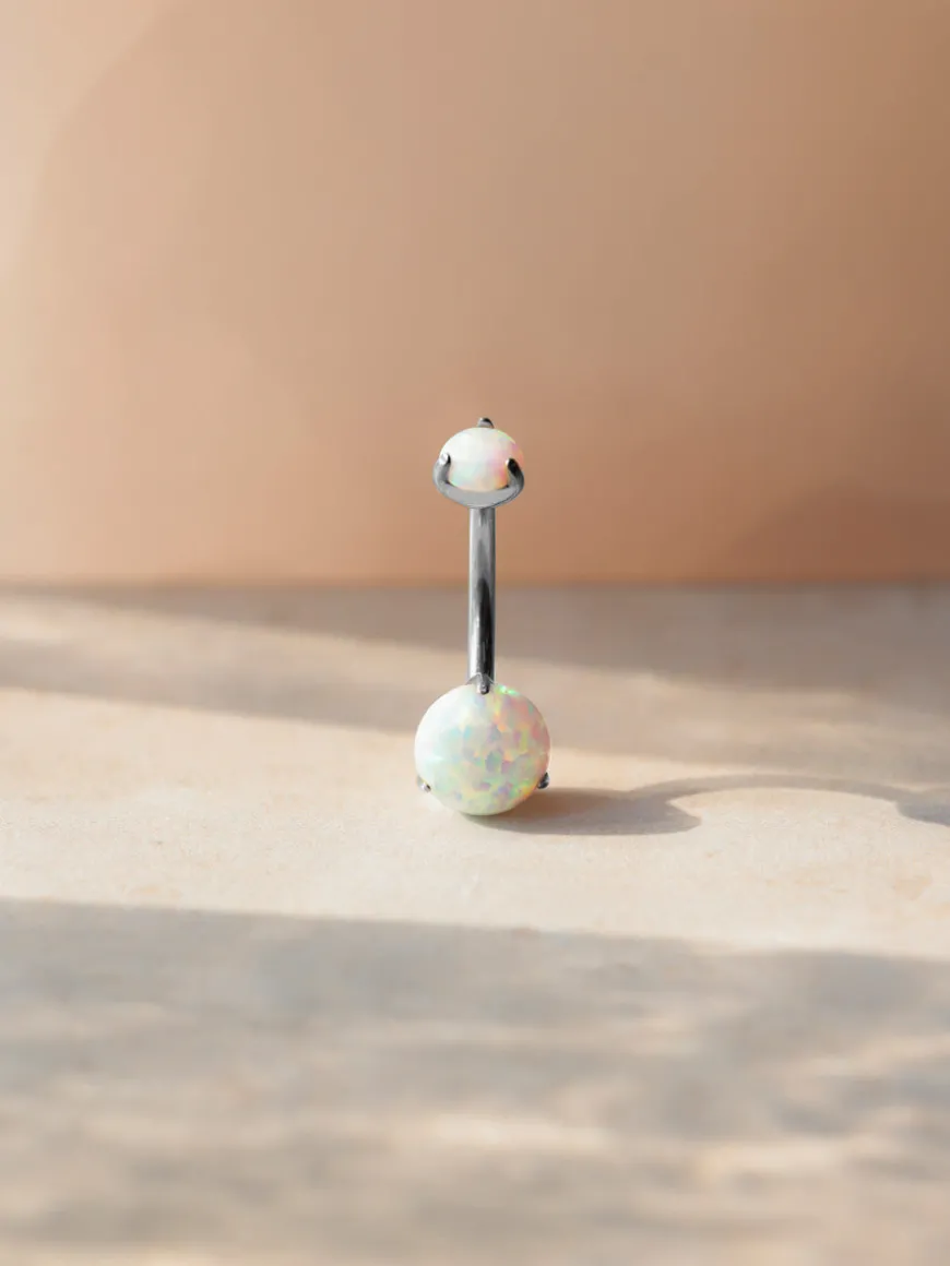 Stellar Whisper White Titan Bauchnabelpiercing
