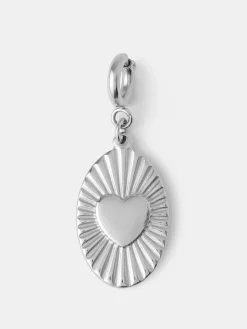 Sunburst Heart Ketten-Charm