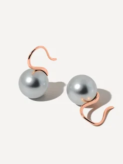 Sway Pearl Grey Ohrringe