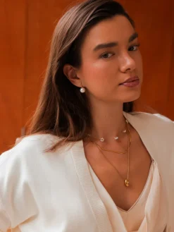 Sway Pearl White Ohrringe