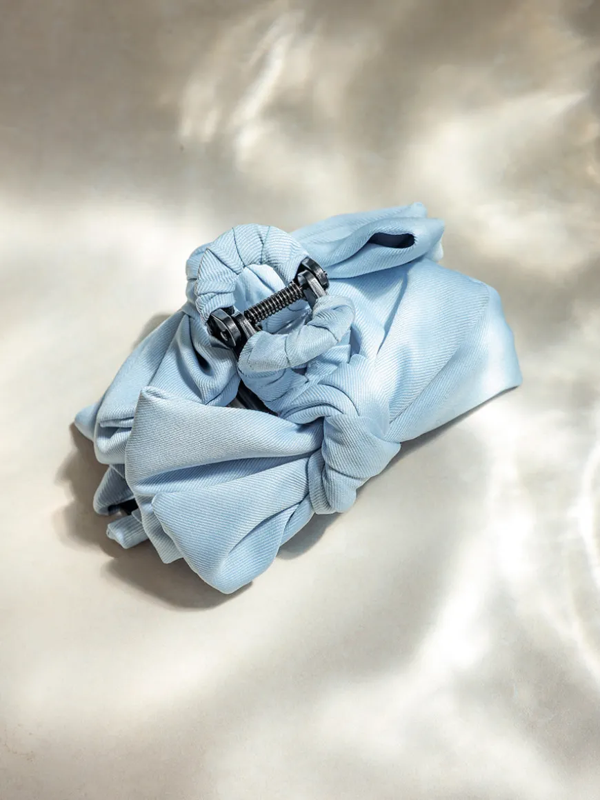 Sweet Bow Blue Haarklammer