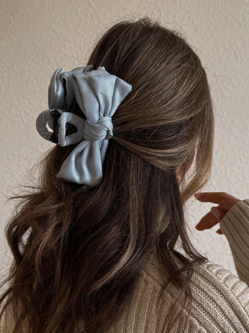 Sweet Bow Blue Haarklammer