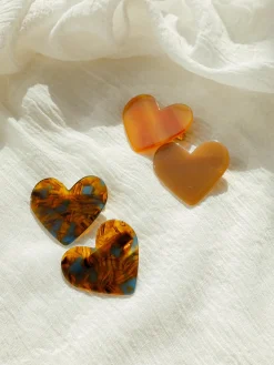 Sweet Heart Brown Set Hairpin