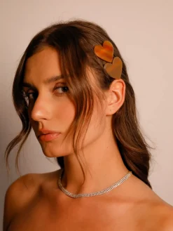 Sweet Heart Mixed Color Set Hairpin