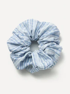 Sweet Lace Blue Scrunchie