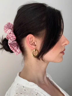 Sweet Lace Red Scrunchie