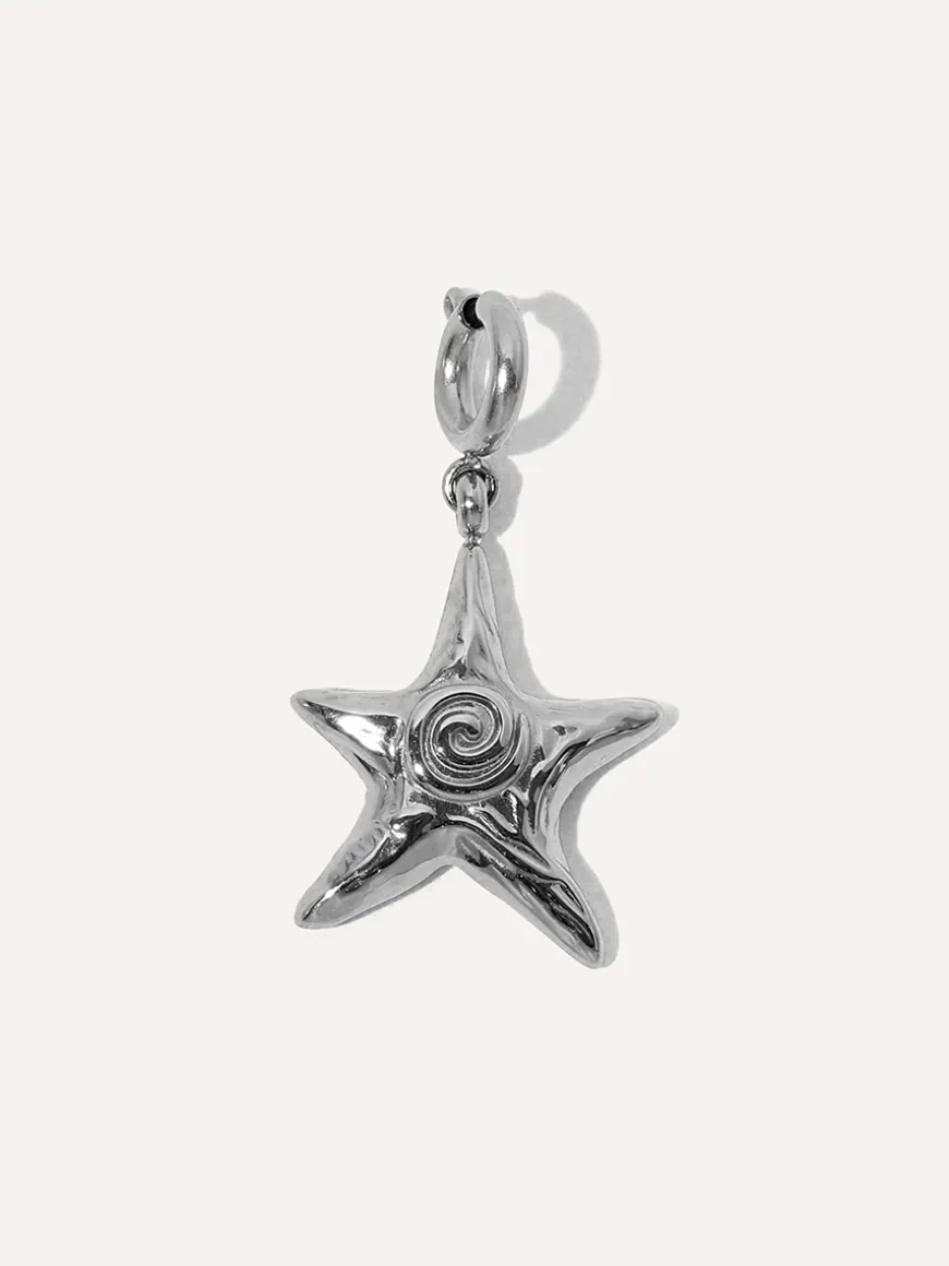 Swirl Star Ketten-Charm