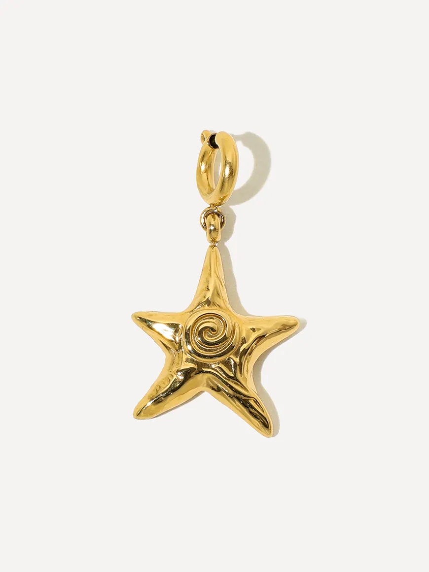 Swirl Star Ketten-Charm