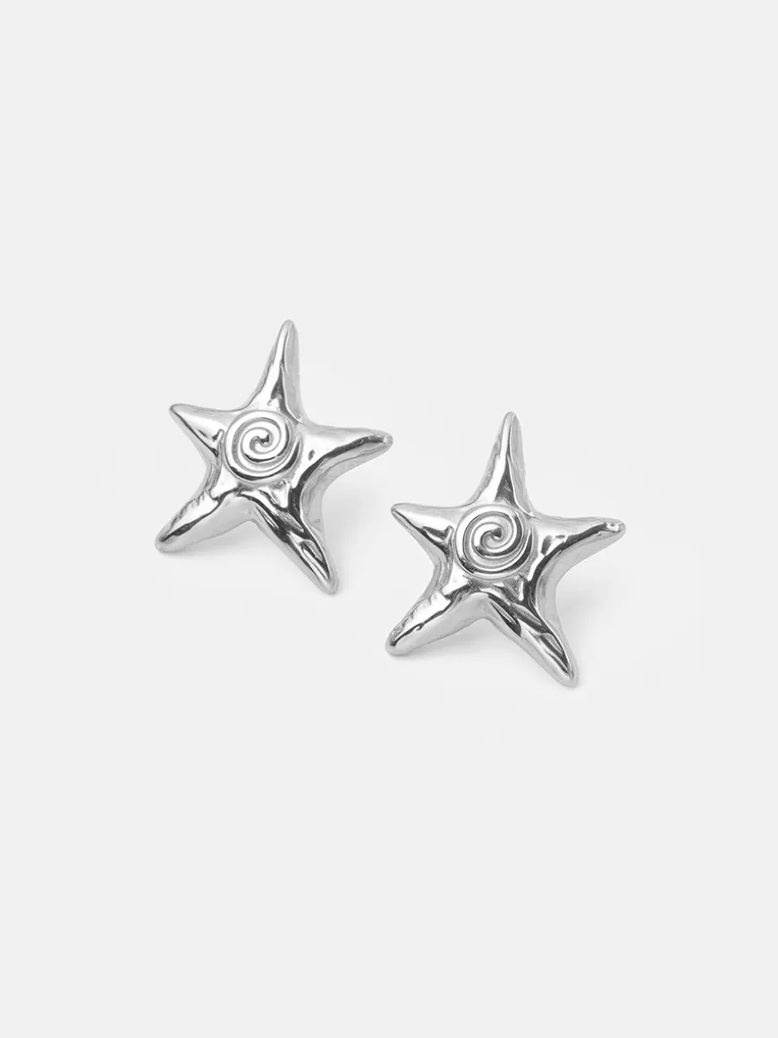 Swirl Star Ohrringe