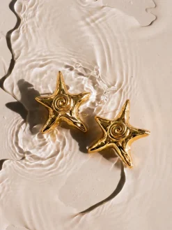 Swirl Star Ohrringe