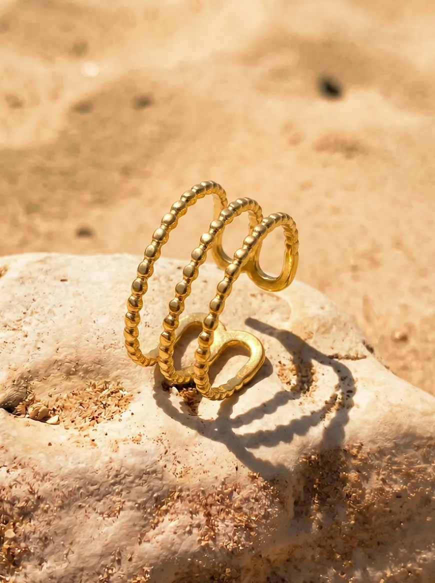 Textured Bead Ring