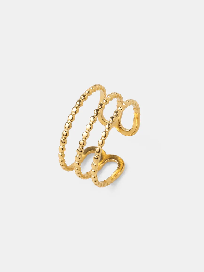 Textured Bead Ring