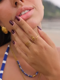 Textured Stack Ring