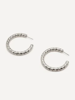 Textured Stud Large Ohrringe