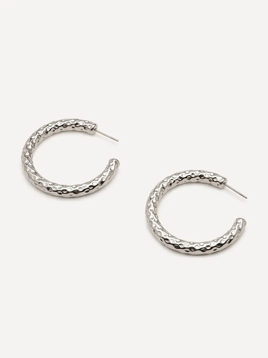 Textured Stud Large Ohrringe