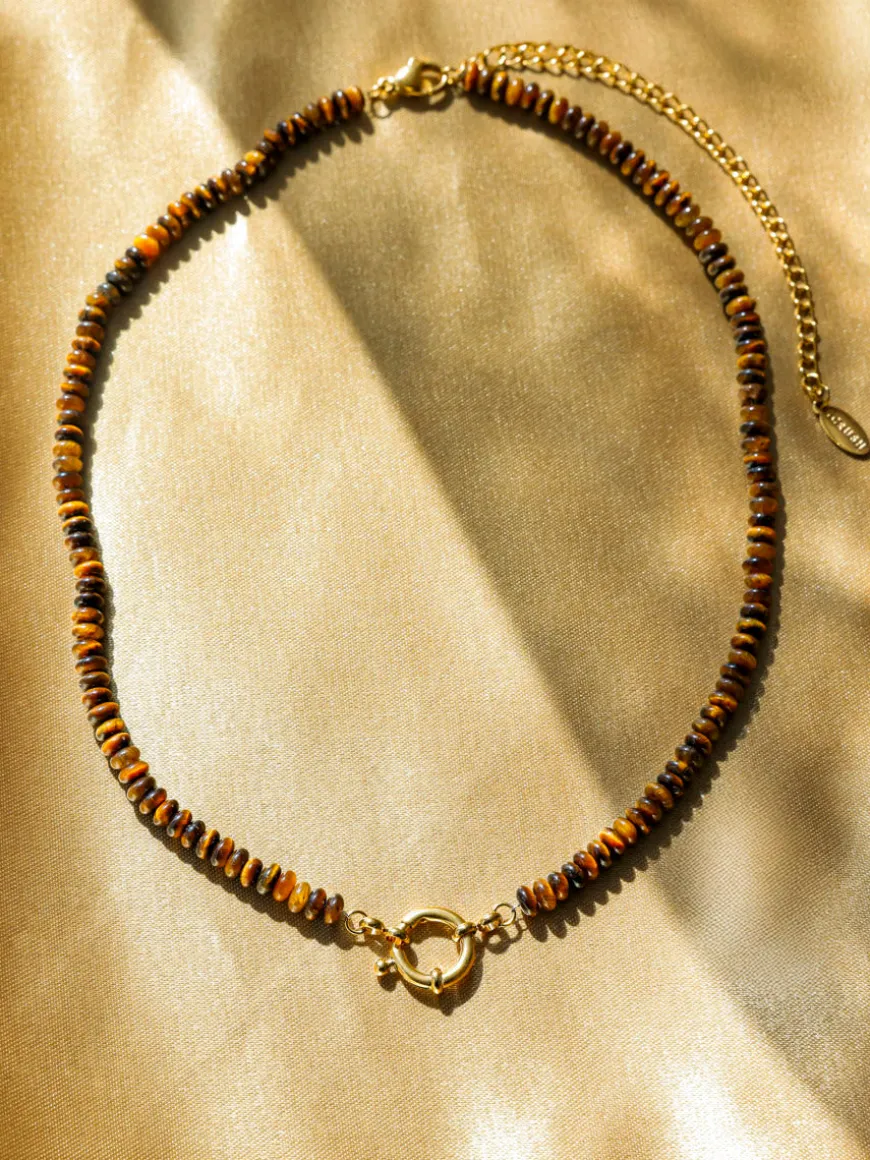 Tiger's Eye Mark Kette
