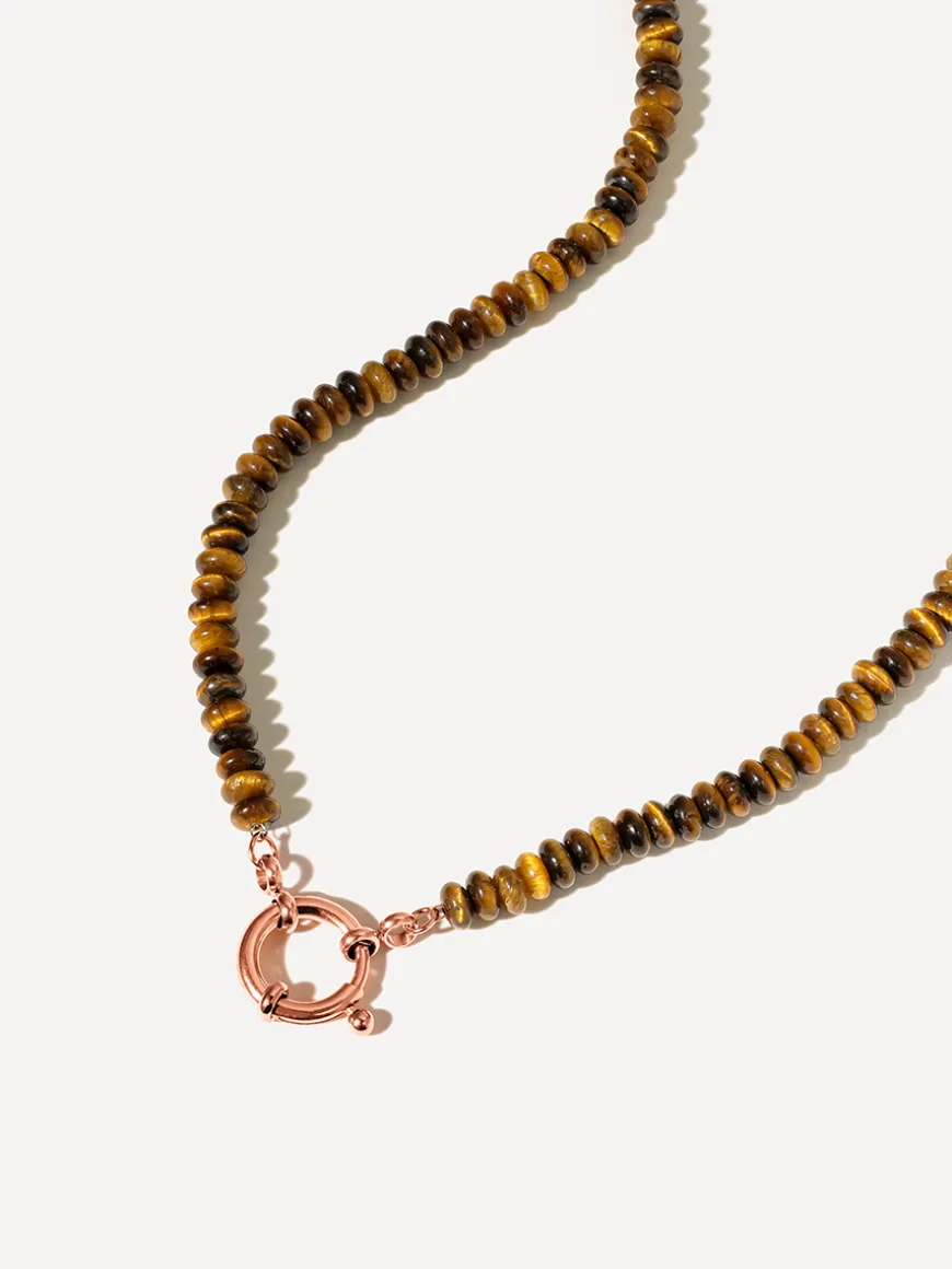 Tiger's Eye Mark Kette