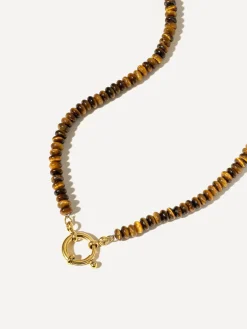 Tiger's Eye Mark Kette